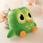Kawaii Duolingo Green Owl Plush Toy Plushie of Duo The Owl Cartoon Anime Owl Doll Soft Stuffed Animal Children Birthday Gift
