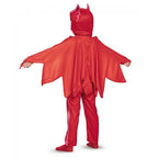 Unisex Girls Super Owl Hero tuta Fancy Dress Cosplay Cat Boys Gecko Animail Costume di Halloween Jumpsuit Pajama for Boys Girls