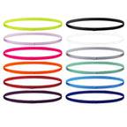 4PCS Unisex Sports Thin Headband Non-Slip Elastic Women Men Yoga Hair Bands Sweatband Football Running Biking Sports Hairband
