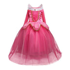 Kids Cinderella Costume Princess Dress for Girls Children Rapunzel Snow White Belle Jasmine Elsa Aurora Cosplay Carnival Dresses