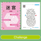 1 Pcs Children Concentration Maze Training Book Student Thinking Development Toy Training Attention