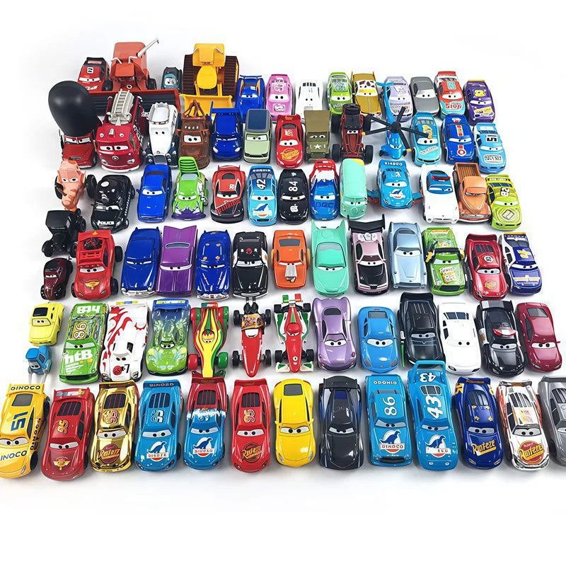 Cars Toys Lightning McQueen Sally Carrera Mater Cruz Ramirez Chick Hicks Jackson Storm‌ Diecast Metal Peripheral Birthday Gifts