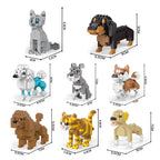 Mini Dachshund Dog Building Blocks Toy for Adults and Kids: Detailed and Lifelike Design,  Fun and Educational Construction Set