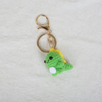 Mini Animal Doll Series Crochet Keychain Knitted Small Rabbit Doll Keyrings Mini Puppy Cute Keychain Wholesale Custom Accessory