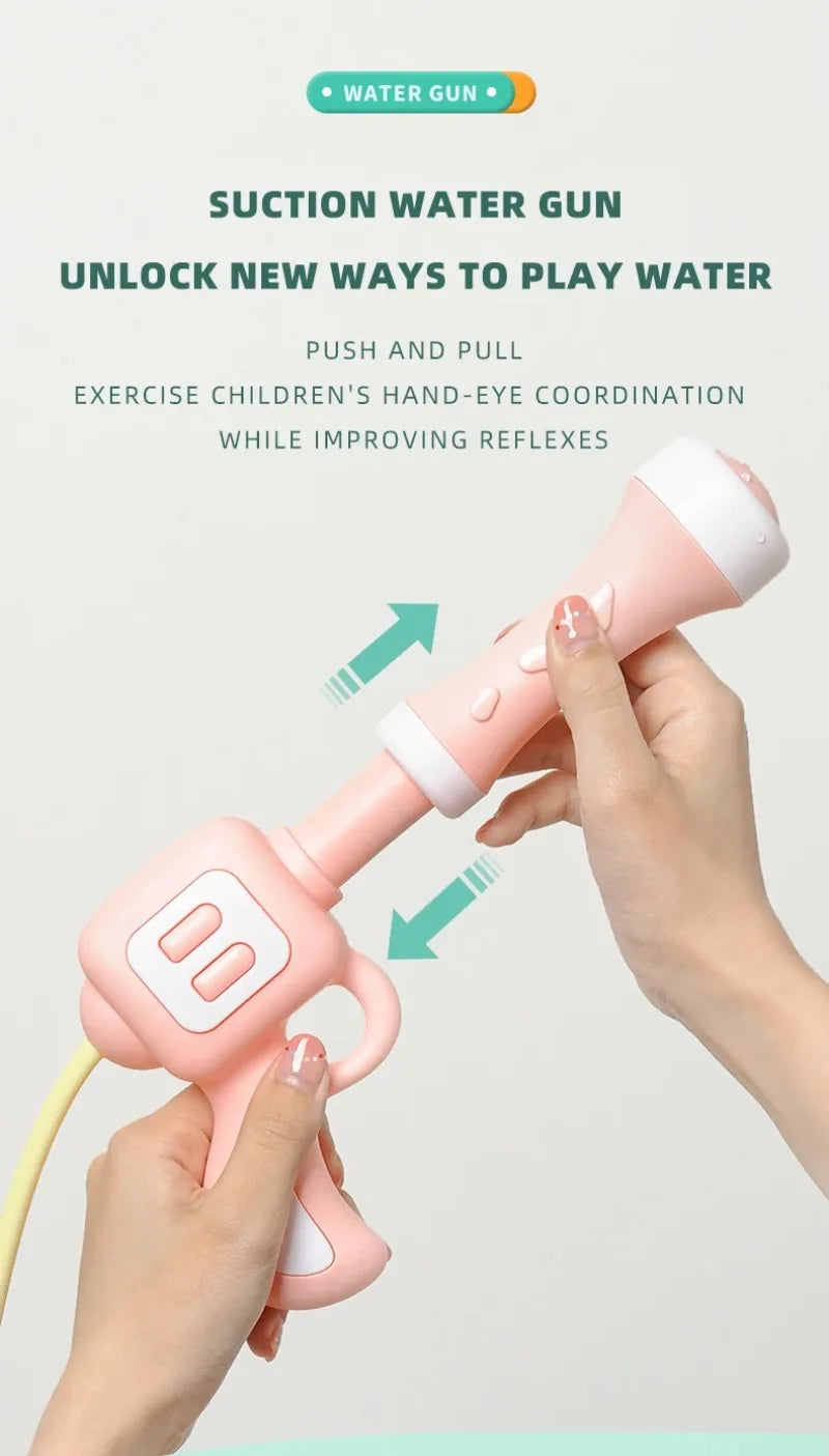 Children Backpack water gun Toys Summer Outdoor Beach Pool Garden Fight Games Kids Water fight Watergun outing toy Gifts