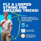 Glowing Rope Launcher Toy, a flying rope loop in the air, brings endless tricks and fun, suitable for outdoor festival party int