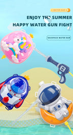 Children Backpack water gun Toys Summer Outdoor Beach Pool Garden Fight Games Kids Water fight Watergun outing toy Gifts