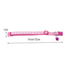 Fashion Pet Cats Collar Colorful Pattern Cute Bell Adjustable Collars for Cats Kitten DIY Ring Necklace Pet Accessories