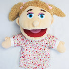 25cm Sweet Family Hand Puppet Dolls Early Education Learning Stuffed Plush Toys Cospaly Hand Finger Puppets for Children Gifts