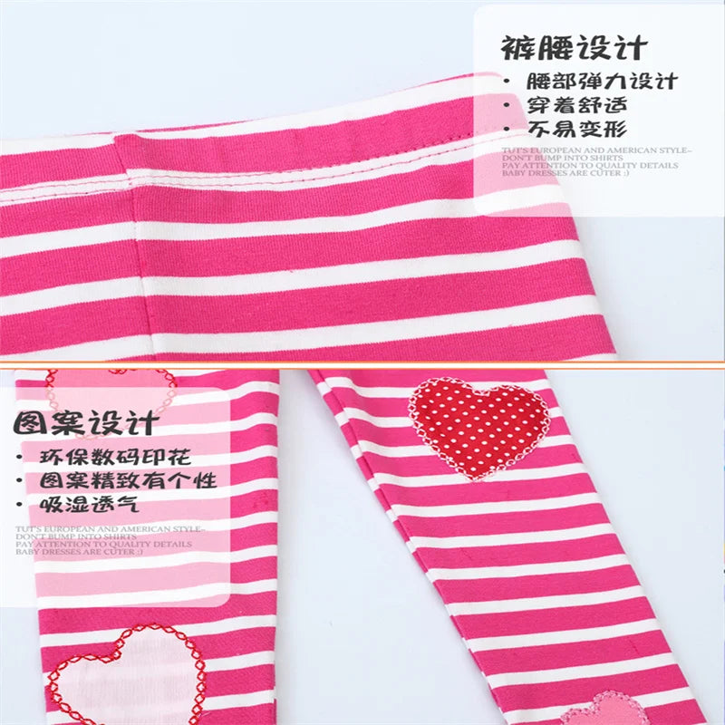Jumping Meters 2-7T Unicorns Autumn Spring Girls Leggings Pants Print Full Length Girls  Baby Skinny Pencil Pants