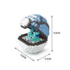 75 Style Pokemon Building Blocks Assembly Anime Picachu Charizard Doll Blastoise Bulbasaur Gengar Bricks Toy for Kid Gift