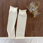 3 Pair Summer Ultra-Thin Lace Mid Tube Socks Breathable Comfortable Fashionable Sweet Lace Lolita Style Pleated Side Casual Sock