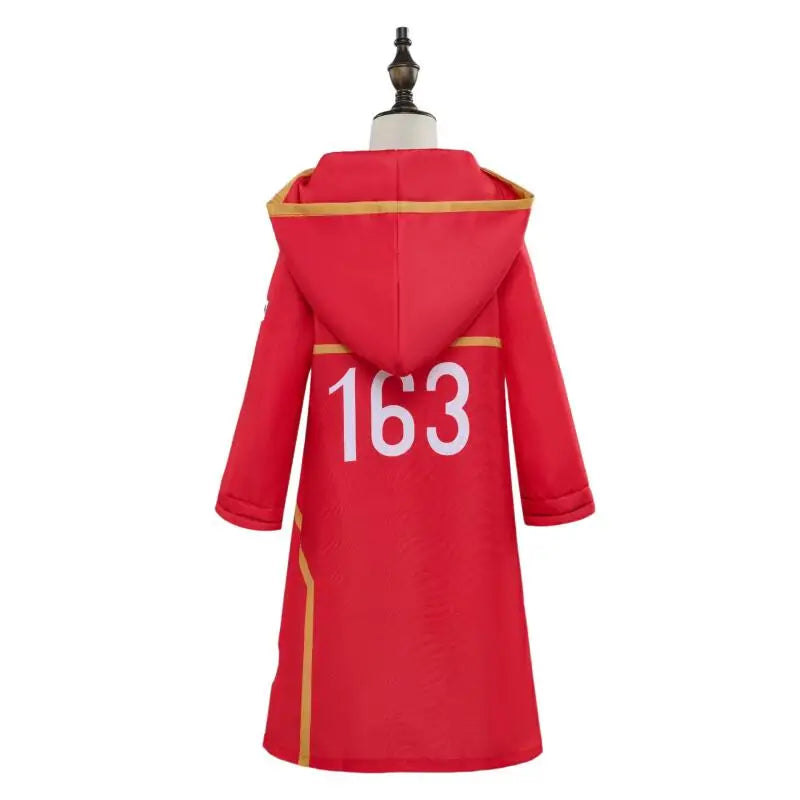 Egghead Island Cosplay Costume 163 Jacket Coat Straw Hat Gloves Suit Halloween Anime Monkey D Luffy Robe Costume cosplay