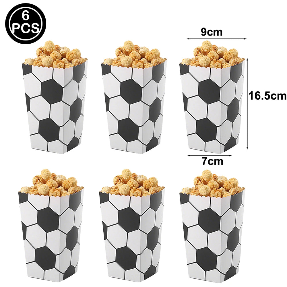 Soccer Theme Disposable Tableware Set Paper Plates Cups Napkins Tablecloth Boys Sports Football Birthday Party Decor Supplies