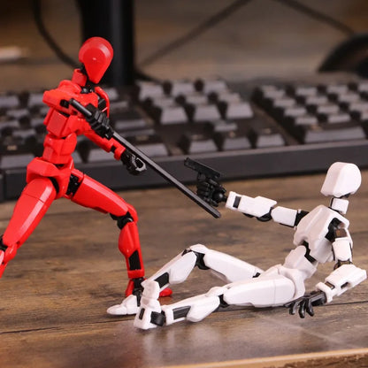 Articulated Action Figure Dummy with 13 Movable Joints