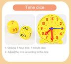 Children Montessori Clock Educational Toys Hour Minute Second Cognition Matching Puzzle Toys Kids Early Preschool Teaching Aids