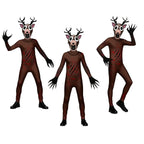 99 Nights In The Forest Deer Kids Cosplay Costume Animal Deer Owl Cosplay Jumpsuit  Halloween Party Costumes for adult childre