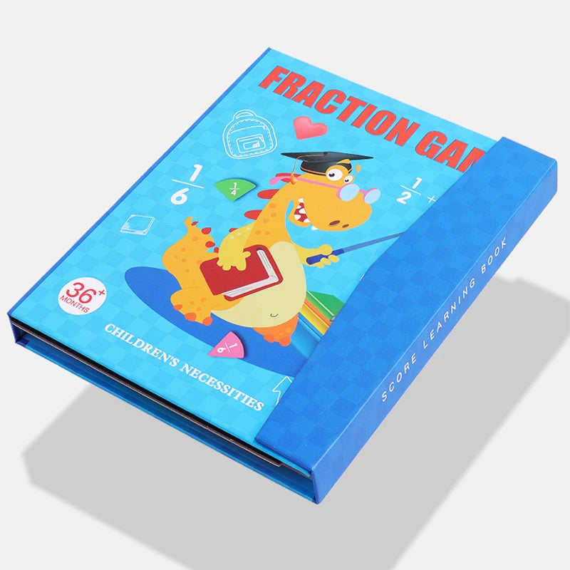 Magnetic Fraction Puzzles for Math Mastery Montessori Enlightenment with Fun Arithmetic Teaching Aid Cognitive Educational Toys