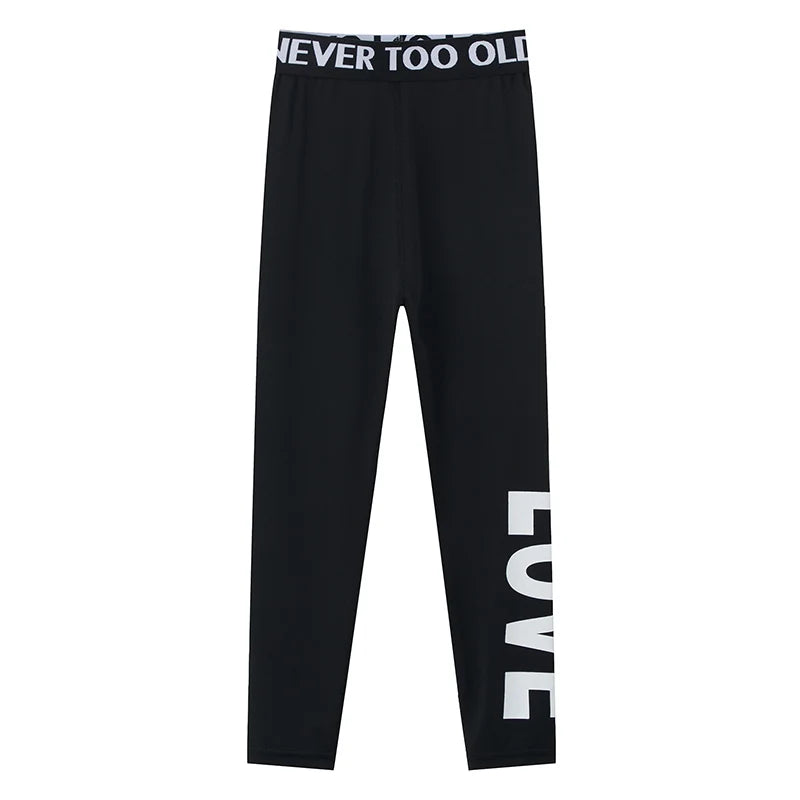 1/3 Pcs Multi-size Shark Parent-child Sister Pants Girls To Teenagers Slim Stretch Plus Size Black Pants Fashion Casual Leggings