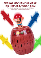 Prank Pirate Bucket with Sword, Shark Attack Bucket, Finger-Biting Table Toy.