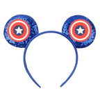 Boys Cute Mouse Ears Headbands Mickey Mouse Hairband With No Bow Party Festival Cosplay Christmas Birthdays Hair Accessories
