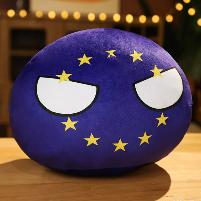 Wholesale Hot 10/30/40cm Polandball Country Ball Toy Plush Pendant Doll Countryball Ussr Usa France Russia Uk Japan Germanyitaly