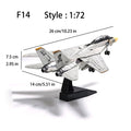 1 Piece DIY Puzzle Building Blocks Military Model Assemble Collection Toys F14 F35 B2 Fighter AH64 Helicopter Model Ornament Toy