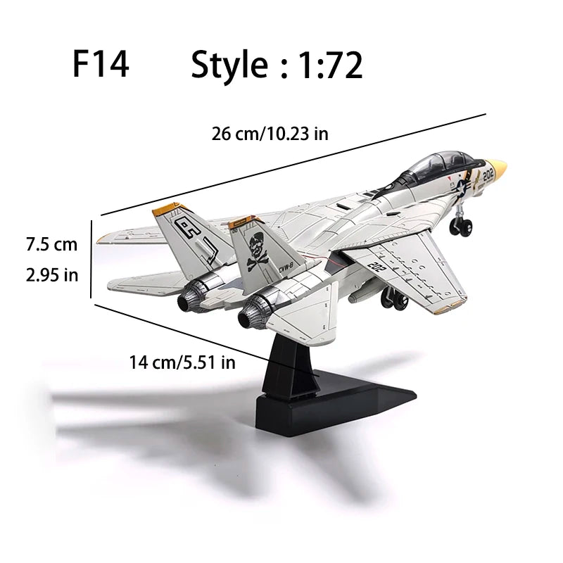 1 Piece DIY Puzzle Building Blocks Military Model Assemble Collection Toys F14 F35 B2 Fighter AH64 Helicopter Model Ornament Toy