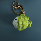 Ocean Series Animal Doll Crochet Keychain Handmaking Knitted Tropical Fish Keyrings Crochet Shark Doll Keychain Custom Accessory