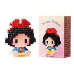Disney 214 style Winnie LinaBell StellaLou Building Blocks Princess Cartoon Figrues Bricks Children's Assembly Toys Model Gift
