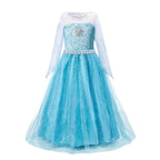 Girls Elsa Anna Dress Children Princess Carnival Dress Kids Jasmine Rapunzel Pageant Flower Disguise Birthday Cosplay Costume