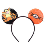 2026 Festival Party Cosplay Mouse Ears Headband 3.3" Ears Glitter Hairband For Boys Girls DIY Cartoon Hair Accessories
