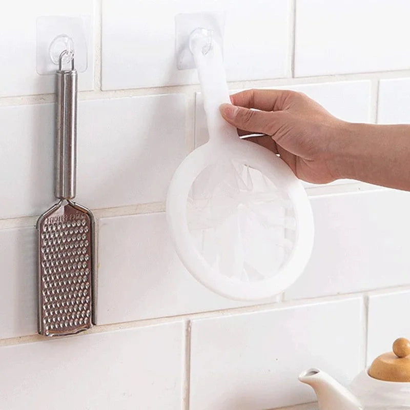 100/200/400 Mesh Washable Nylon Ultra Fine Filter Mesh Strainer Spoon Sieve Soy Milk Juice Coffee Tea Filter Kitchen Colander