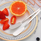2 pieces, butter knife, stainless steel butter knife, cheese spreader, kitchen butter shovel, multifunctional butter shovel