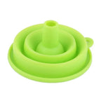 1pc Mini Silicone Foldable Collapsible Funnel, Kitchen Hopper Tool (Random Color)