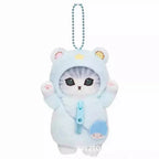 Kawaii Mofusand Cross-Dressing Sanrio Hello Kitty Kuromi Hanyodon Plush Keychain Pendant Anime Plush Backpack Pendant