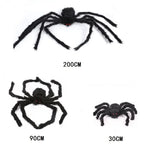 Giant Spider Huge Spider Web Halloween Decoration Props Haunted Indoor Outdoor Spooky Plush Large Araneid Prank Trick Supplies