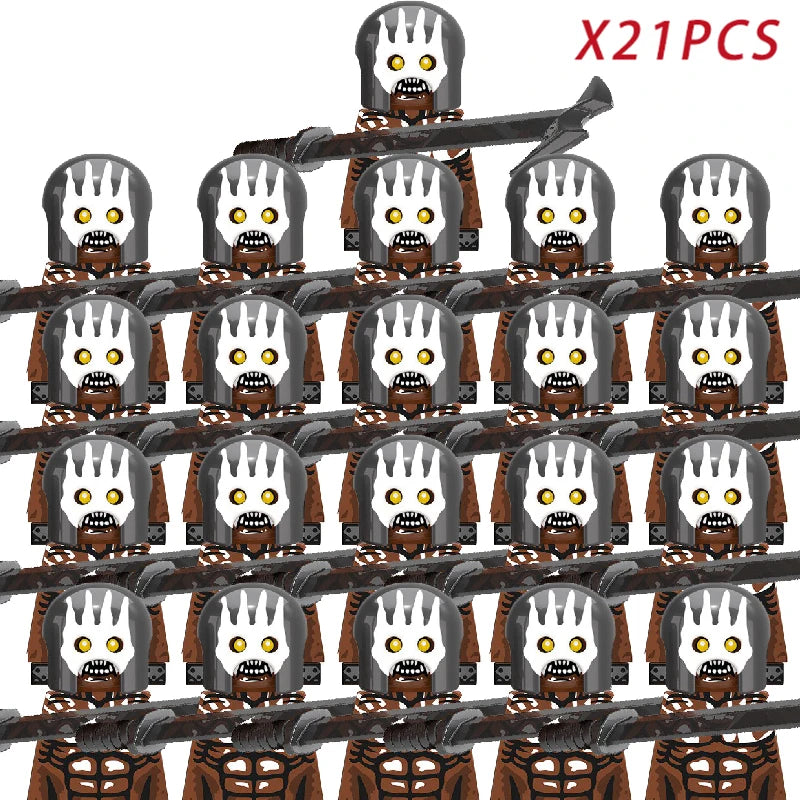 Medieval Movie Knights Building Blocks toys Lord Ring Figure Bricks Toy Christmas birthday gifts