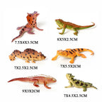 Simulation Mini  Farm Poultry Puppy Crocodile Pegasus Monkey Bird Wildlife Figurine Animal Model Sets Education Kid Toys