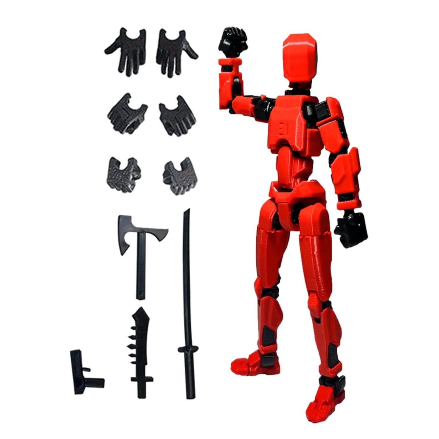 Articulated Action Figure Dummy with 13 Movable Joints