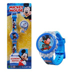 Flash Light Frozen Mickey Kids Watches For Girls Cartoon Snow White Car Children Watch Boys School Student Digitel Clock Gifts