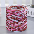 200M Raffia paper rope Straw Yarn For Knitting Crocheting Paper Threads DIY Handmade Summer Sunhat Beach Bag Freeshipping