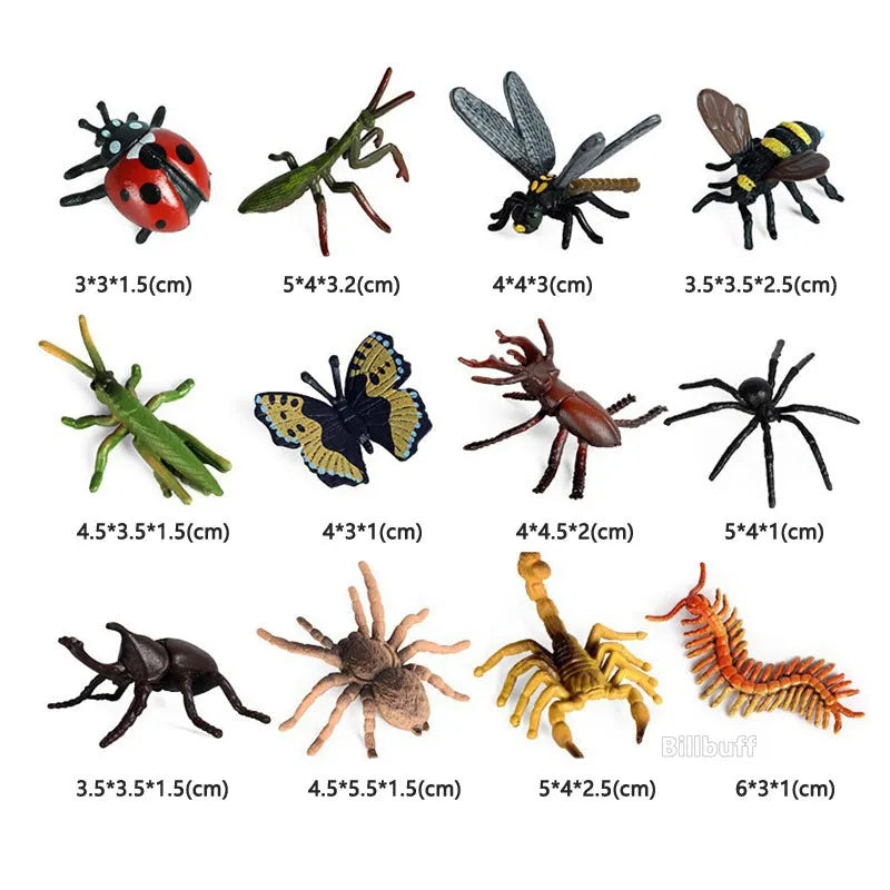 New 12pcs Farm Animal Figurines Poultry Sets Action Figures Horse Cow Dog Duck Sheep Cock Model Education Toys for Children Gift