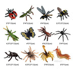 New 12pcs Farm Animal Figurines Poultry Sets Action Figures Horse Cow Dog Duck Sheep Cock Model Education Toys for Children Gift