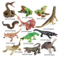 New 12pcs Farm Animal Figurines Poultry Sets Action Figures Horse Cow Dog Duck Sheep Cock Model Education Toys for Children Gift