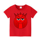 Sprunkis Boys Girls Child T Shirt Clothes Tops Children's Clothing Summer Cute Cotton Short Sleeve Tee New Kids Birthday Gifts
