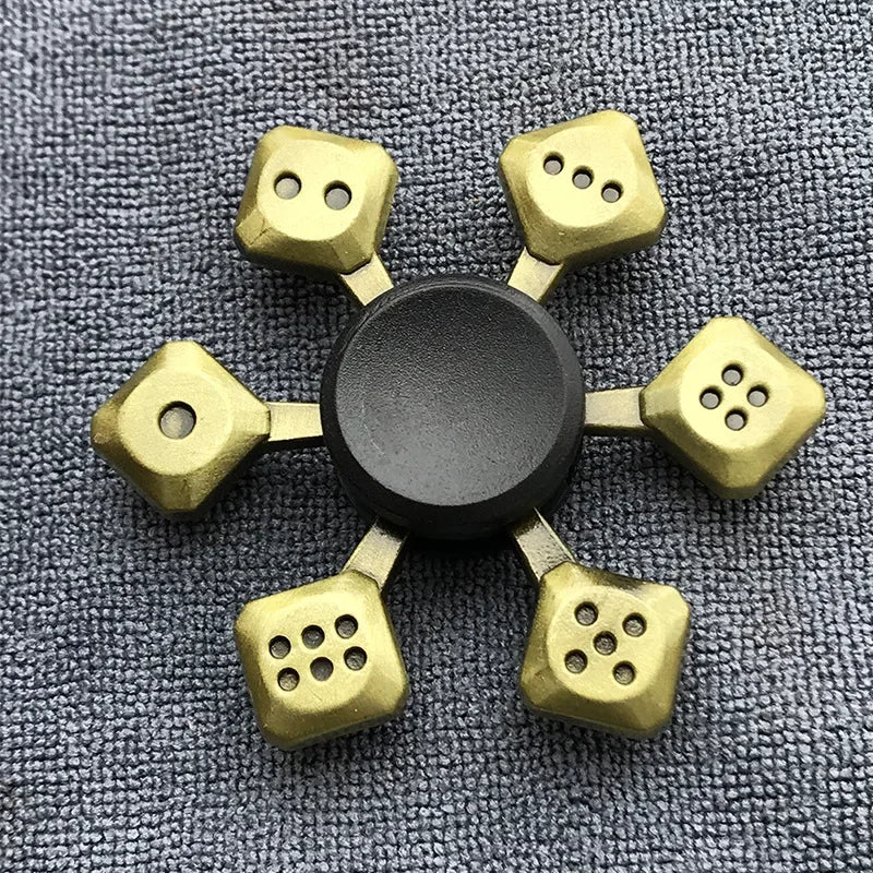 New Bronze Metal Alloy Fidget Spinner R188 Mute Bearing Hand Spinner Fingertip Gyro Stress Relief Toys Gifts