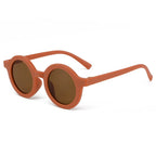 Children's sunglasses, inset style  round frame, 1-7 year old baby sunglasses, sun shading, sun protection
