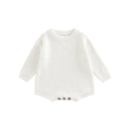 0-2Y Knitting Newborn Baby Girl Boy Spring Autumn Clothes Cute Long Sleeve Sweater Romper Jumpsuit Casual New born Outfits