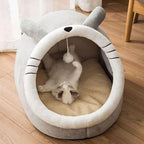 A1 Deep Sleep Cat Bed Cartoon Pet Bed Foldable Removable Washable Pet Sleeping Bed for Small Dog Mat Bag Cave Cats Bed